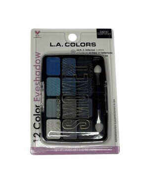 LA Colors 12 Color Eyeshadow Palette Smokey Supernatural C62161 New